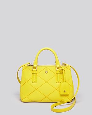 Tory Burch Tote - Robinson Stitched Micro Double Zip