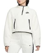 Nike Quarter-zip Cropped Fleece Sweatshirt