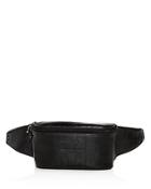 Longchamp Croc-embossed Leather Belt Bag