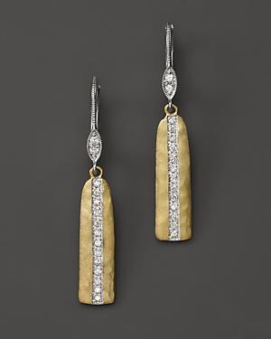 Meira T 14k Yellow Gold Nugget Diamond Earrings