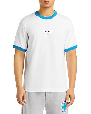 Helmut Lang Contrast Trim Logo Tee