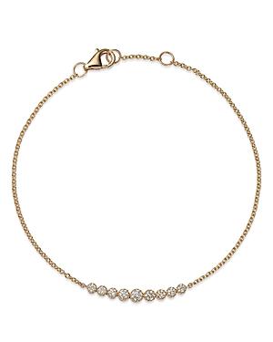 Bloomingdale's Diamond Bracelet In 14k Yellow Gold, 0.25 Ct. T.w. - 100% Exclusive