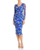 Chiara Boni La Petite Robe Shana Floral Illusion Print Midi Dress - 100% Exclusive