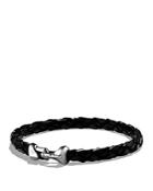 David Yurman Armory Leather Bracelet In Black