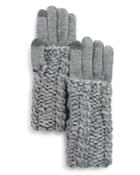 Rebecca Minkoff Cable Knit Tech Gloves