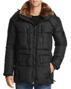 Sam. Matte Ranger Faux Fur Trim Hooded Jacket - Compare At $325