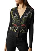 Ted Baker Hyree Highland Woven-front Cardigan