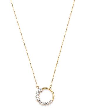 Adina Reyter 14k Gold & Diamond Circle Pendant Necklace, 15