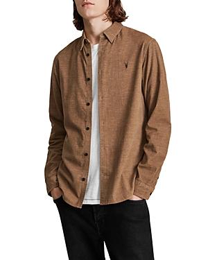 Allsaints Lorella Cotton Corduroy Regular Fit Button Down Shirt