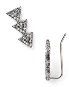 House Of Harlow 1960 Pave Tessellation Earrings