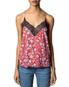 Zadig & Voltaire Christy Floral Print Cami