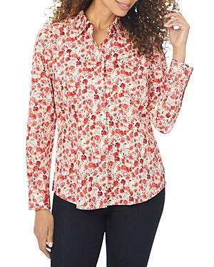 Foxcroft Davis Cotton Autumn Garden Top