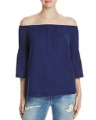 Beachlunchlounge Off-the-shoulder Bell Sleeve Top - 100% Bloomingdale's Exclusive
