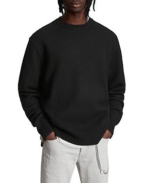 Allsaints Madden Merino Wool Realxed Fit Crewneck Sweater