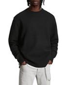 Allsaints Madden Merino Wool Realxed Fit Crewneck Sweater