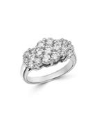 Bloomingdale's Cluster Diamond Ring In 14k White Gold, 1.50 Ct. T.w. - 100% Exclusive