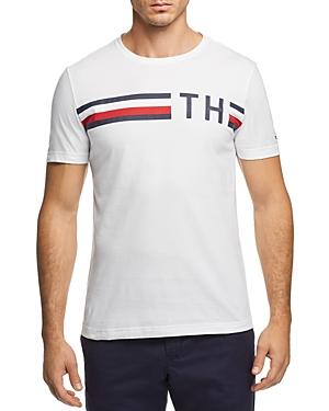 Tommy Hilfiger Striped Logo Tee