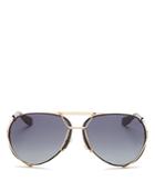 Givenchy Aviator Sunglasses, 65mm