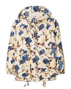 Tory Burch Floral Print Windbreaker