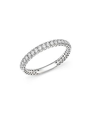Bloomingdale's Heart Openwork Diamond Ring In 14k White Gold, 0.25 Ct. T.w. - 100% Exclusive