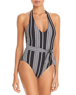 Lemlem Luchia Striped One Piece Swimsuit