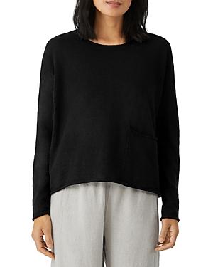 Eileen Fisher Crewneck Boxy Fit Top
