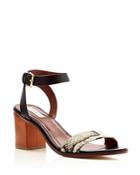 Cole Haan Cambon Mid Heel Ankle Strap Sandals