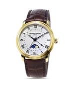 Frederique Constant Classics Watch With Leather Strap, 40mm