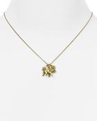 Sequin Talisman Mini Elephant Necklace, 16