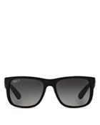 Ray-ban Justin Polarized Square Sunglasses, 55mm