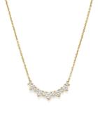 Diamond Graduated Pendant Necklace In 14k Yellow Gold, .70 Ct. T.w.
