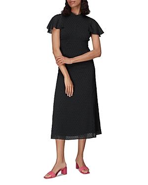 Whistles Elouise Textured Dobby Dress