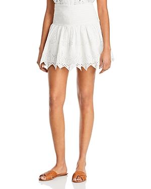 Hemant And Nandita Cotton Smocked Waist Skirt