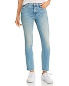 Mother The Dazzler Frayed Ankle Jeans In Jackpot