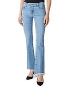 J Brand Sallie Mid-rise Bootcut Jeans In Cloud