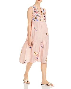 Johnny Was Aimee Tiered Floral Dress