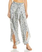 Surf Gypsy Printed Wrap Pants Swim Cover-up