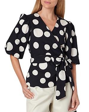 Milly Paulina Wrap Top