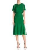 Donna Karan New York Fit-and-flare Silk Dress