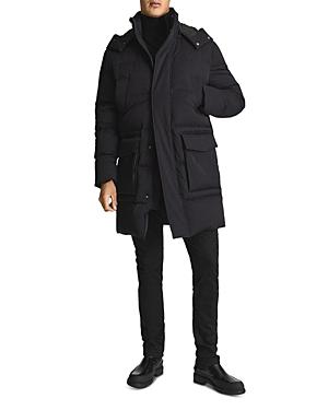 Reiss Skye Longline Hooded Down Puffer Jacket