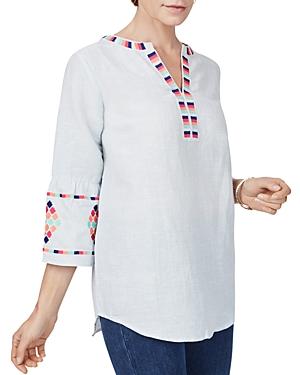 Foxcroft Reagan Embroidered Top