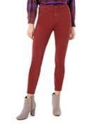 Liverpool Abby Skinny Jeans In Cherry Wood