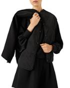 Emporio Armani Oversized Double Jersey Zip Hoodie