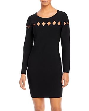 Milly Scallop Cutout Mini Dress