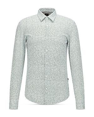 Boss Ronni Printed Slim Fit Button Front Shirt