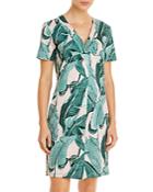 Weekend Max Mara Leaf Print Dress