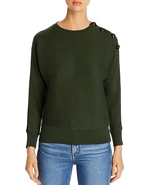Design History Button-shoulder Dolman Sweater
