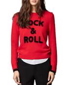 Zadig & Voltaire Delly Cashmere Rock & Roll Sweater