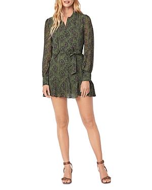 Paige Vittoria Silk Printed Dress
