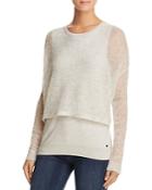 One Grey Day Casie Double Layer Sweater